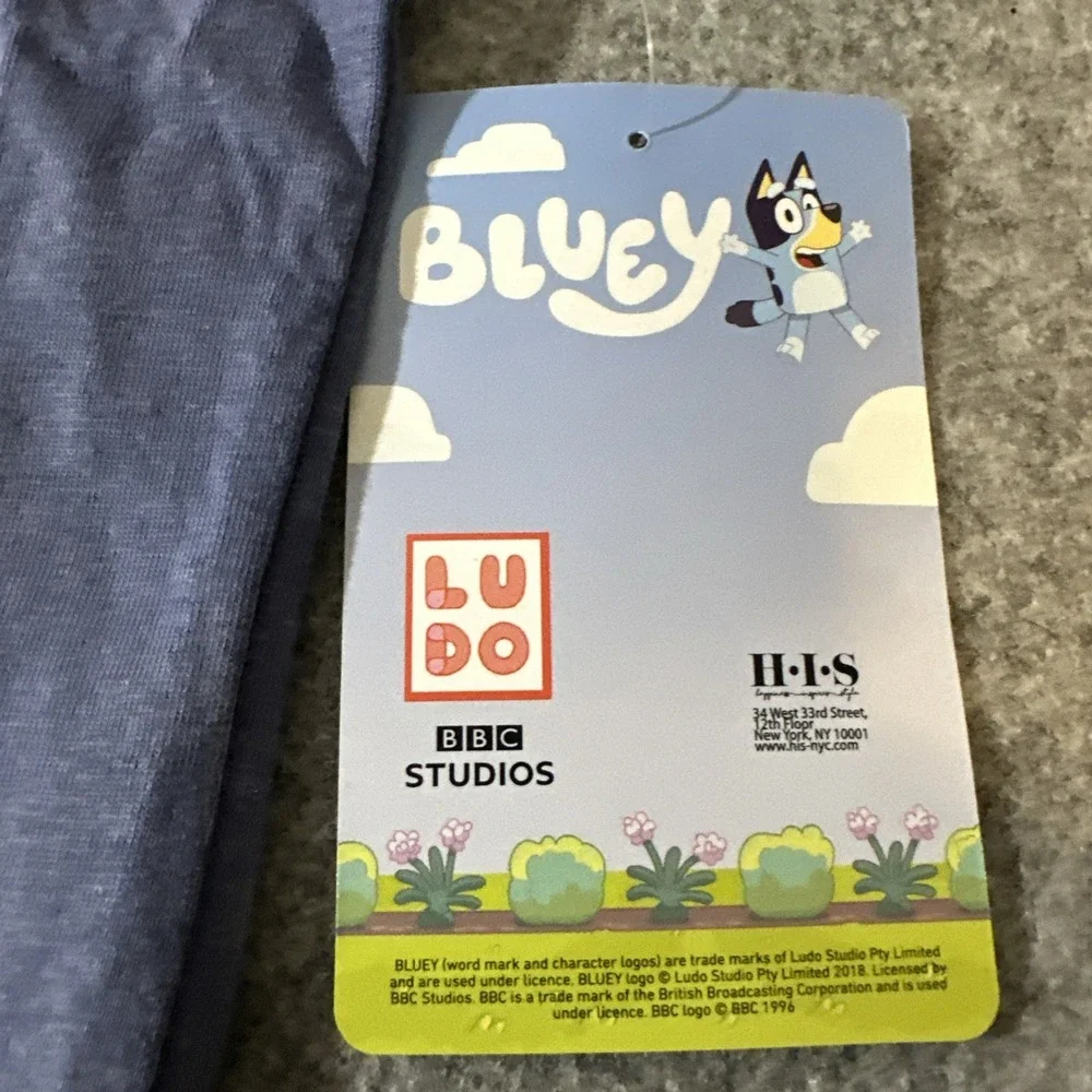 Bluey & Bingo Toddler T-Shirt Size 2T NWT Short Sleeve Graphic Tee Kids Unisex